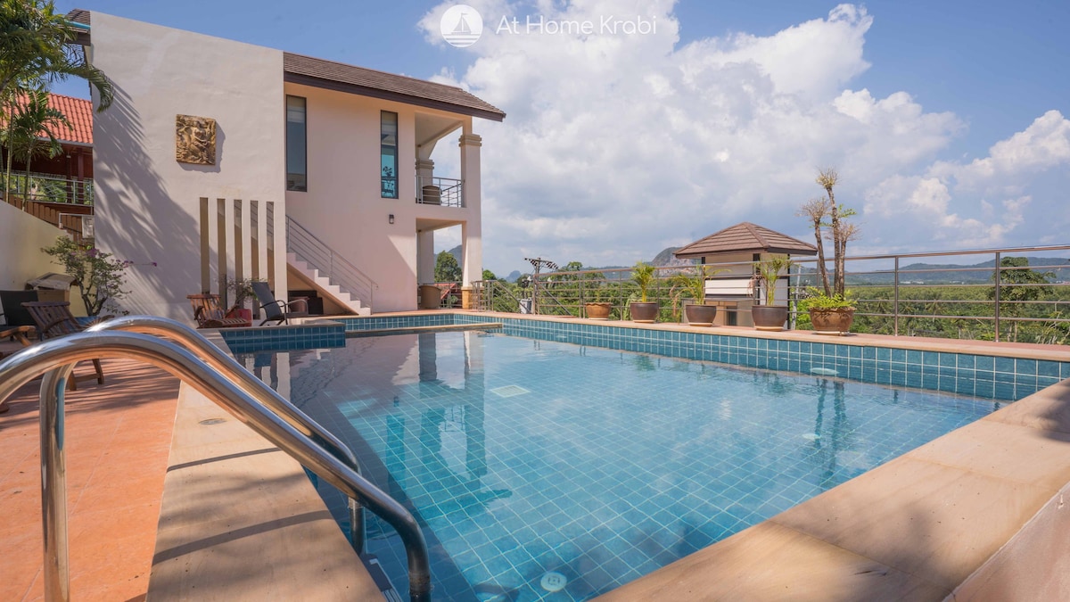 Pano View Hillside Private Pool & Free Tuk-Tuk